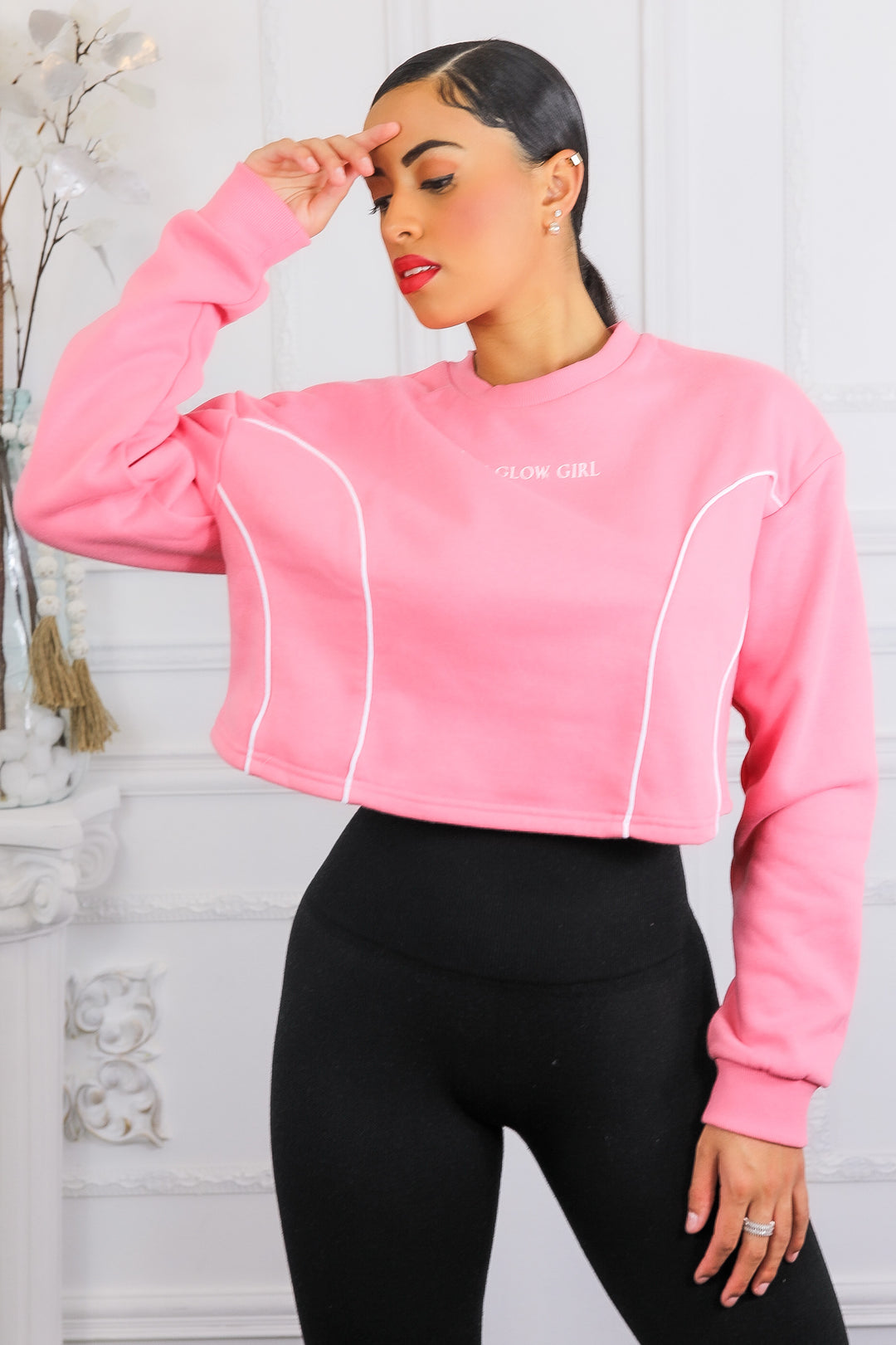 You Glow Girl Cropped Sweater