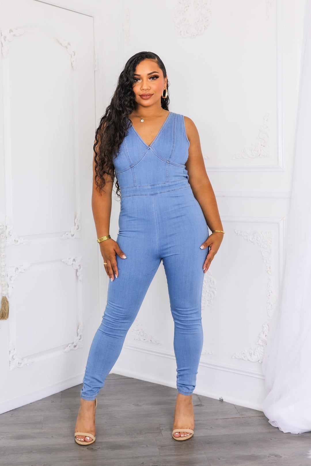 Denim on Denim Jumpsuit