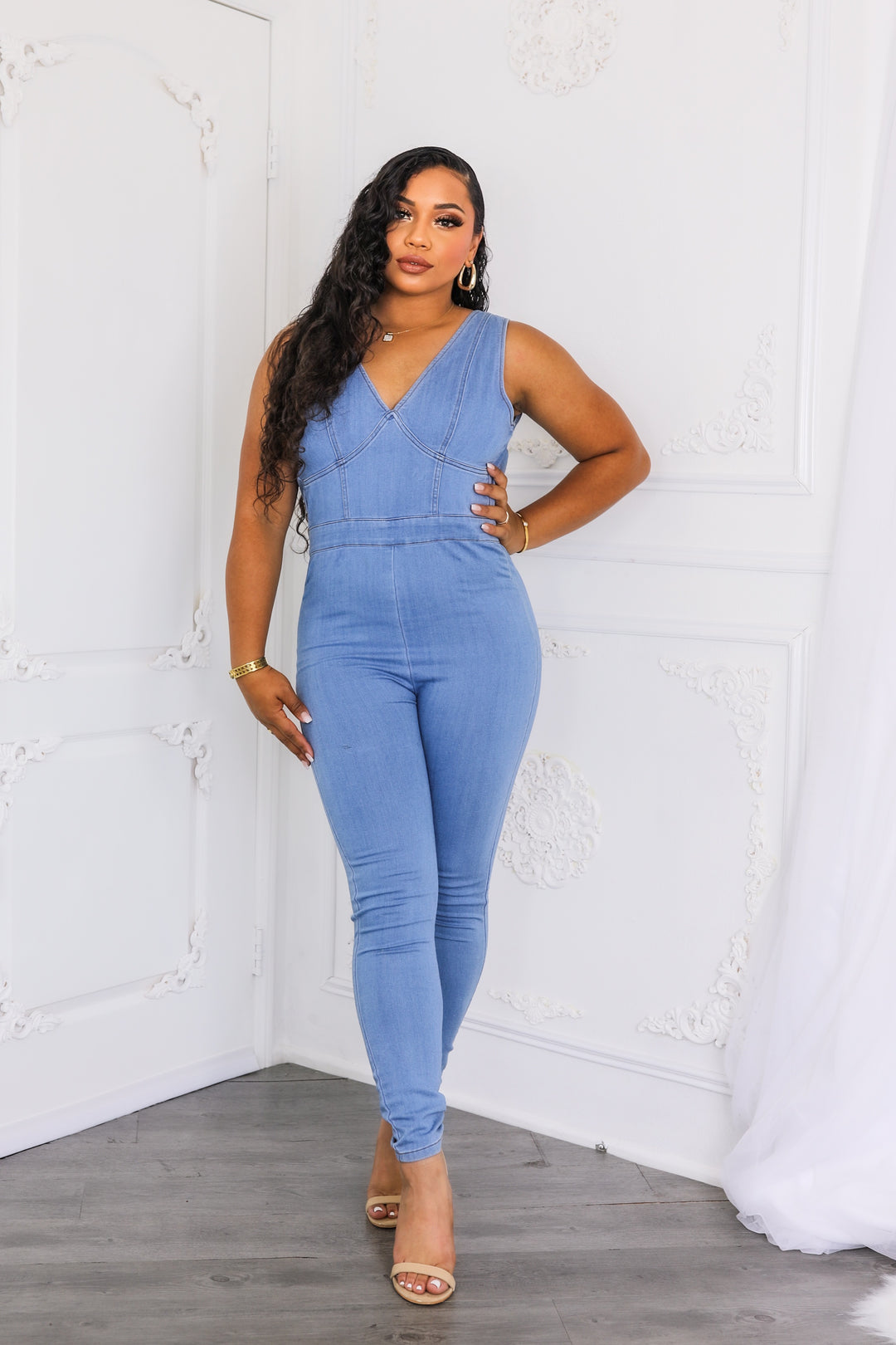 Denim on Denim Jumpsuit