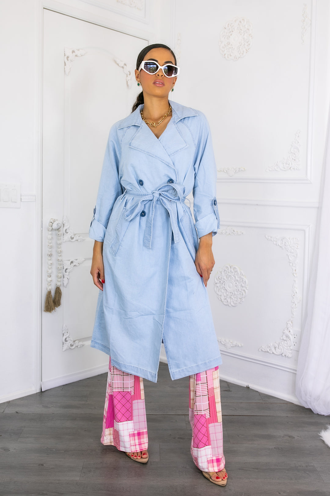 Denim Fashion Lightweight Coat