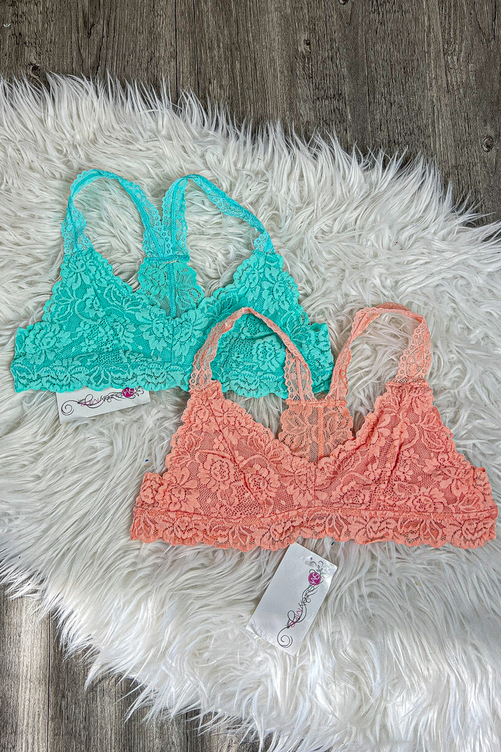 Lacexureous Gorgeous Lace Racerback Bralette