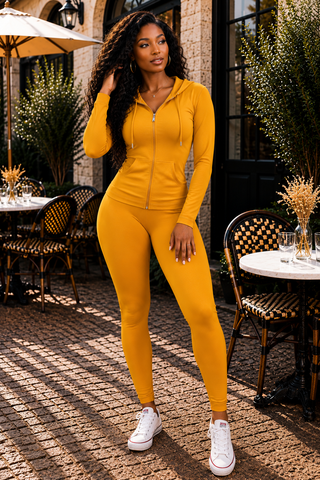 Everyday Zip-Up Hoodie & Leggings Set
