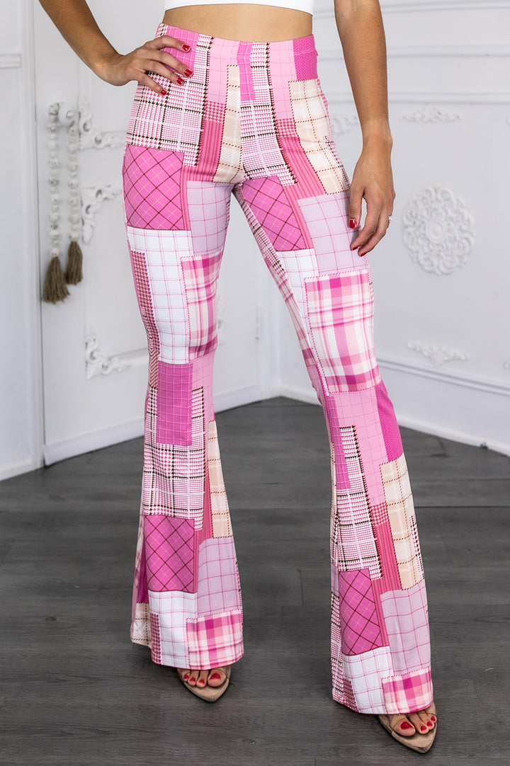 Patch It Up Print Flares