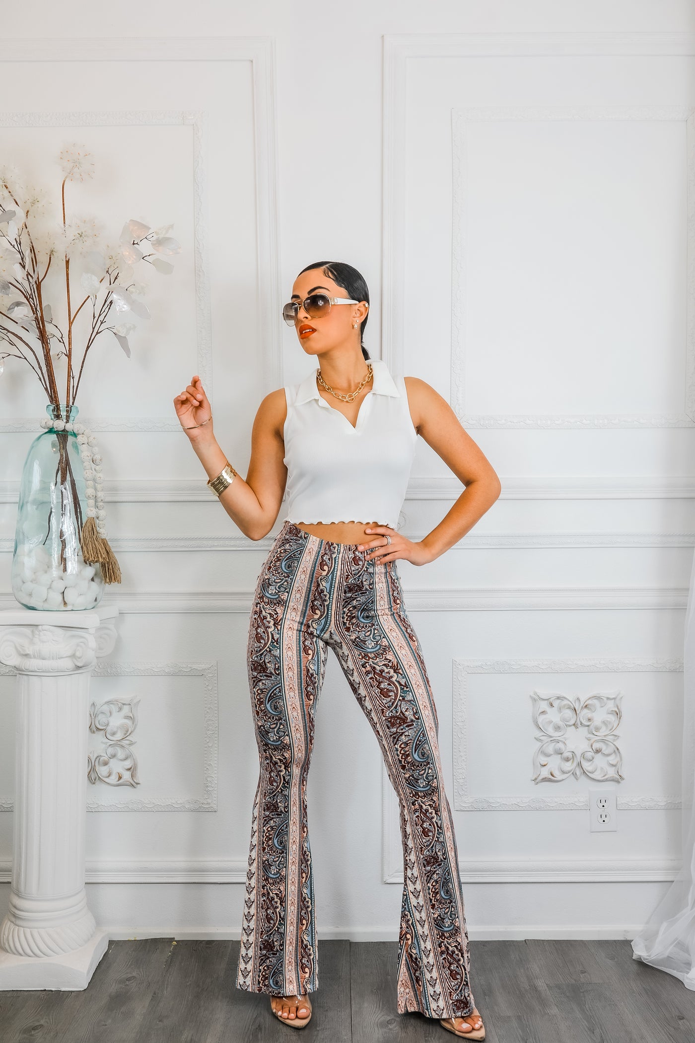 Paisley Infusion Bell Bottoms