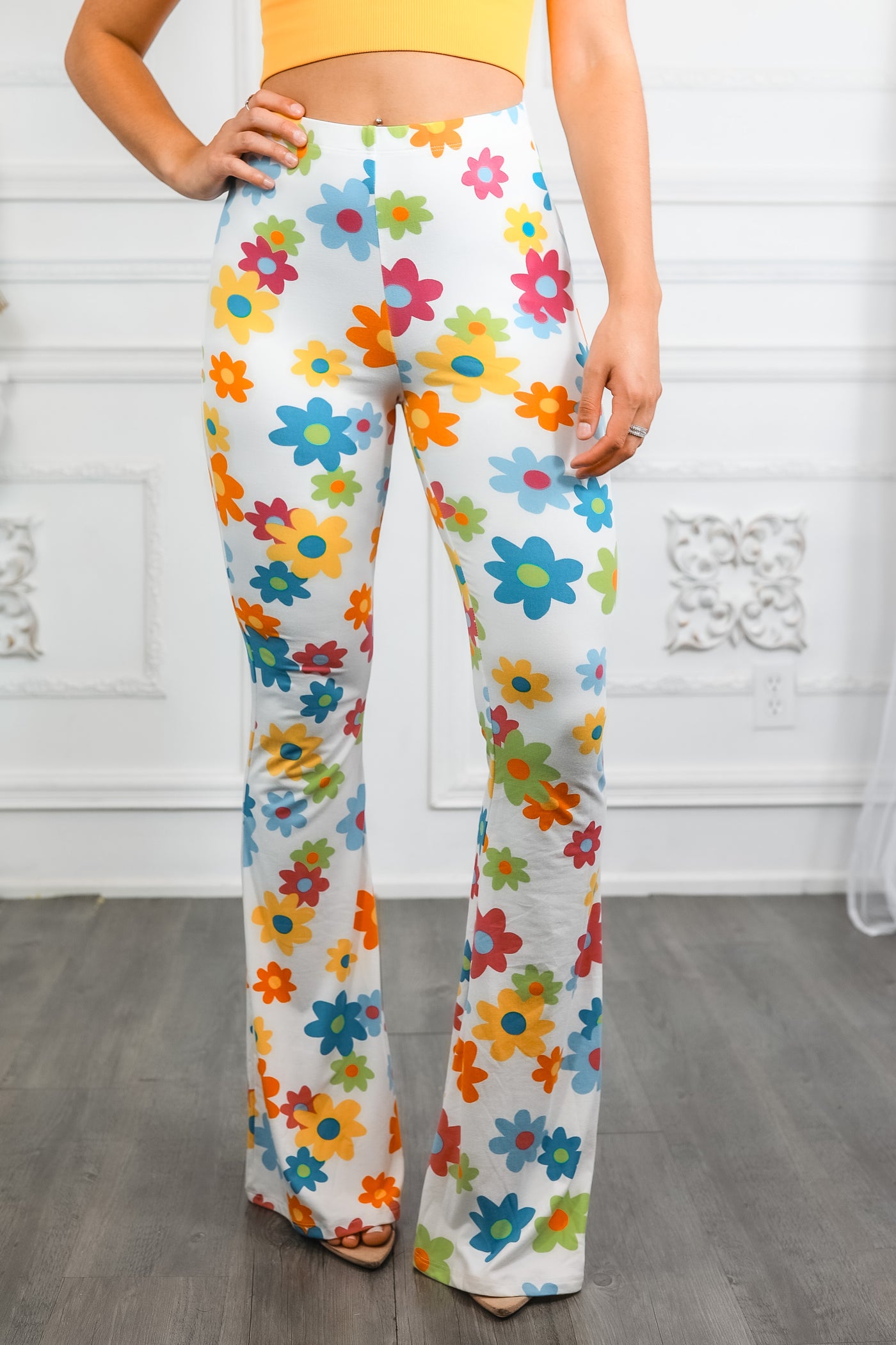 Floral Explosion Bell Bottoms