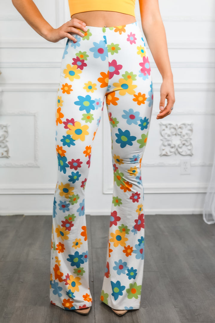 Floral Explosion Bell Bottoms