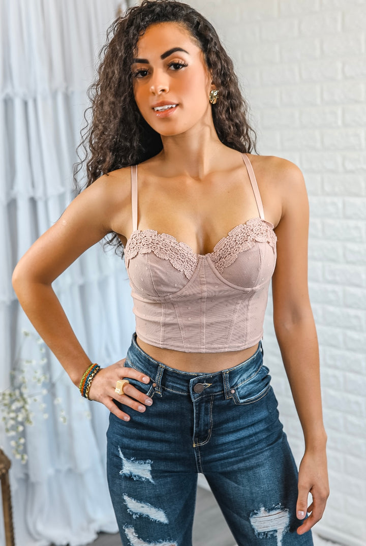 Toya Corset Style Crop Top