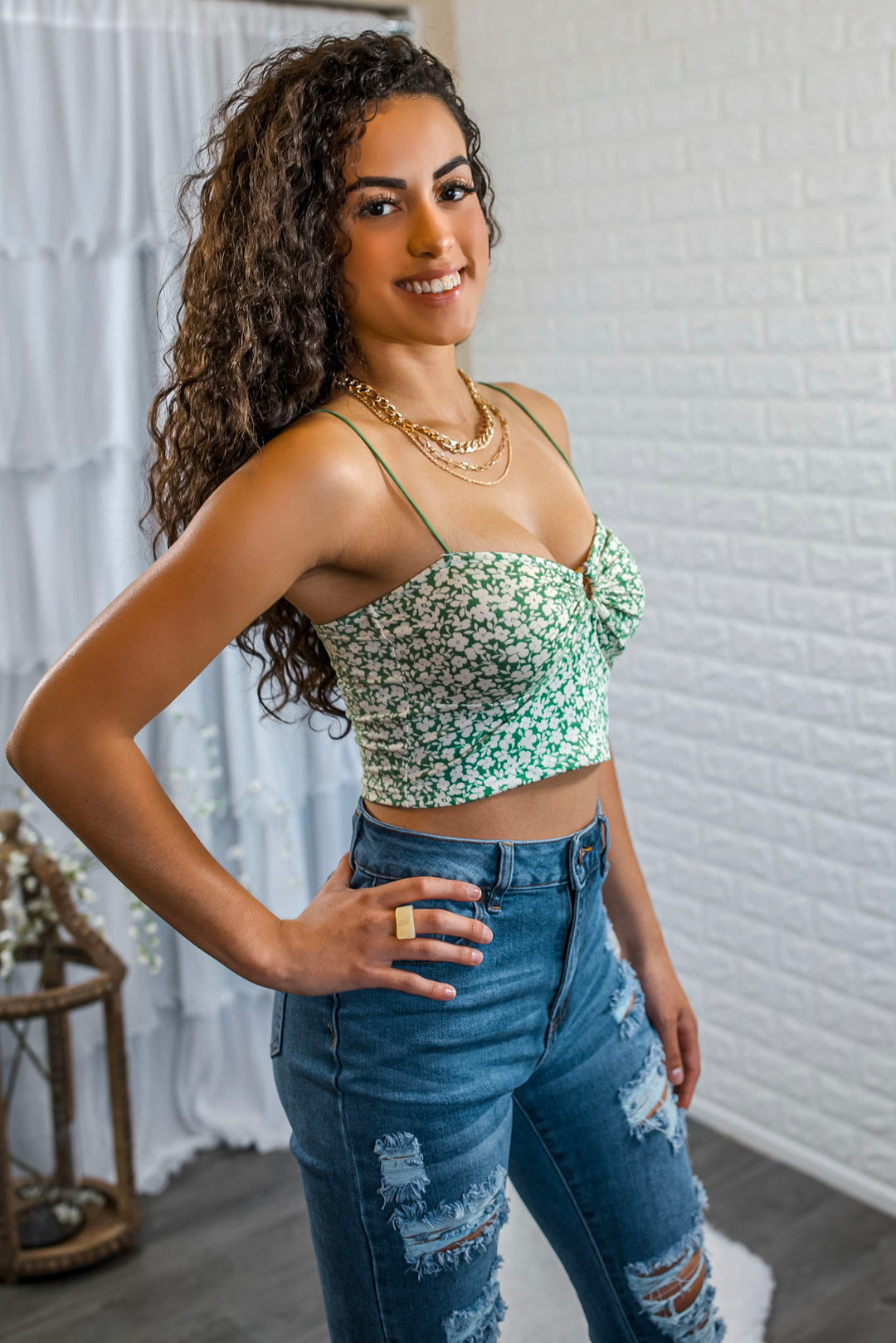 Sweetest Thing Front O Ring Bra Crop Top