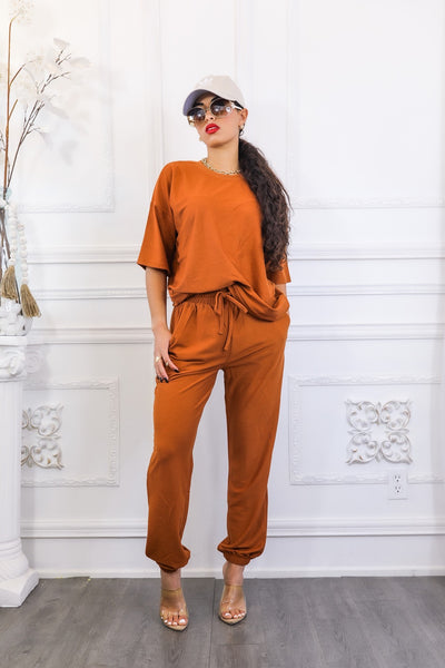 French Terry Jogger Pant Set