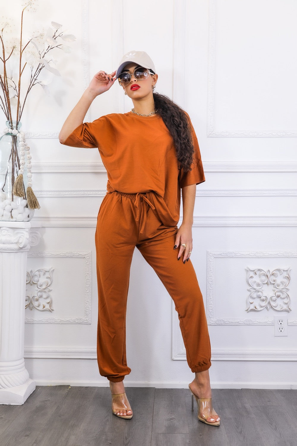 French Terry Jogger Pant Set