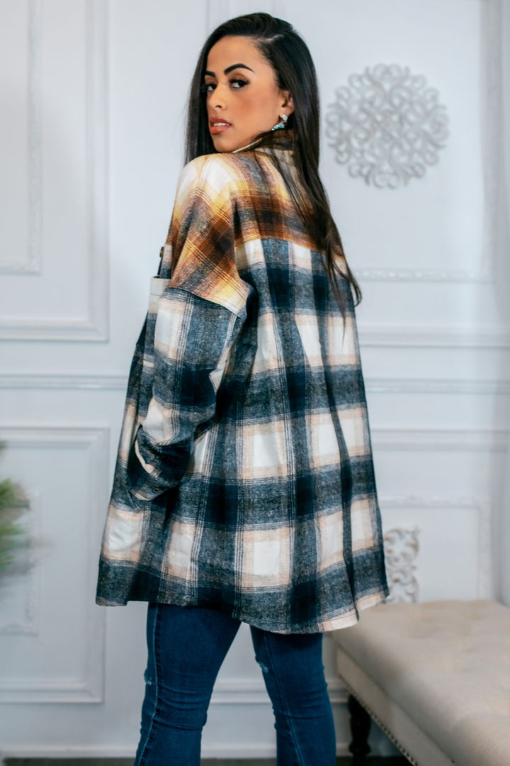 Warmest Walk Oversized Plaid Shacket