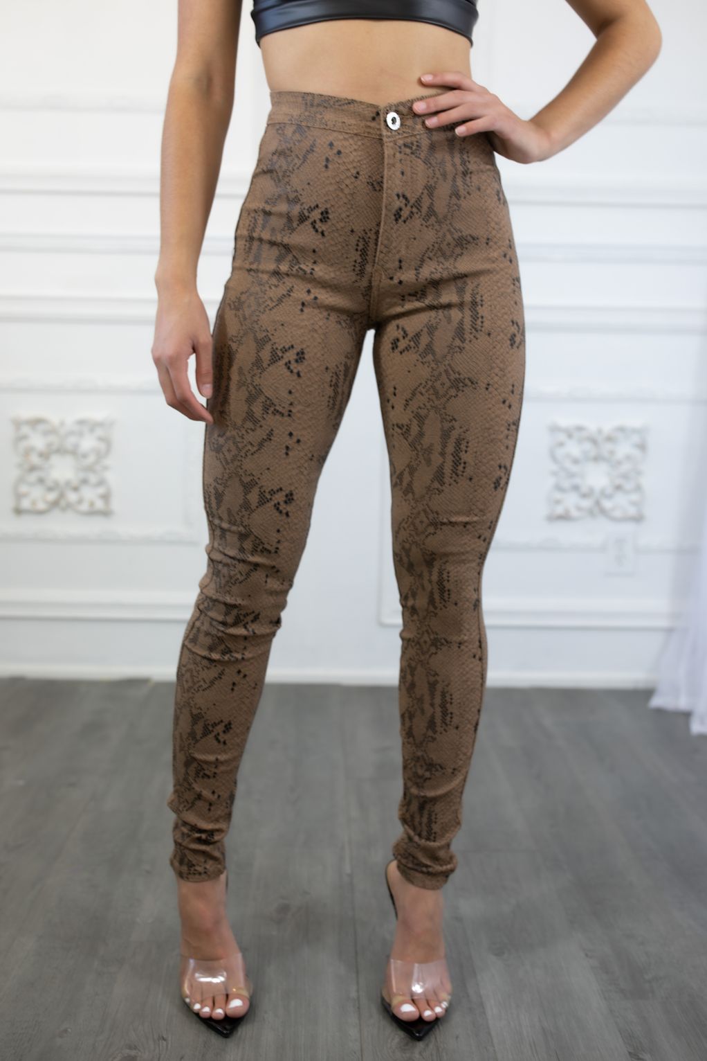 Snake Print Perfect Stretch Pants